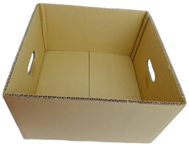half slotted carton